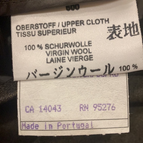 CERRUTI 1881 VINTAGE LUXURY WOOL BROWN SKIRT WITH CENTER BACK SLIT - Picture 6 of 8